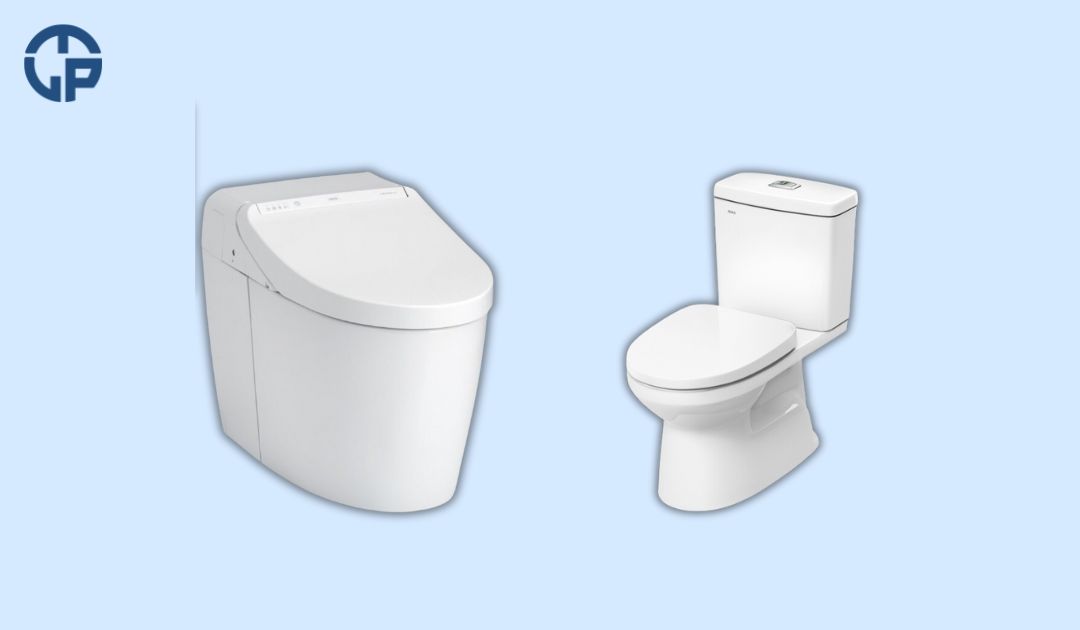 Bồn cầu 2 khối.