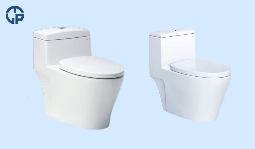 Bồn cầu liền khối giá rẻ.