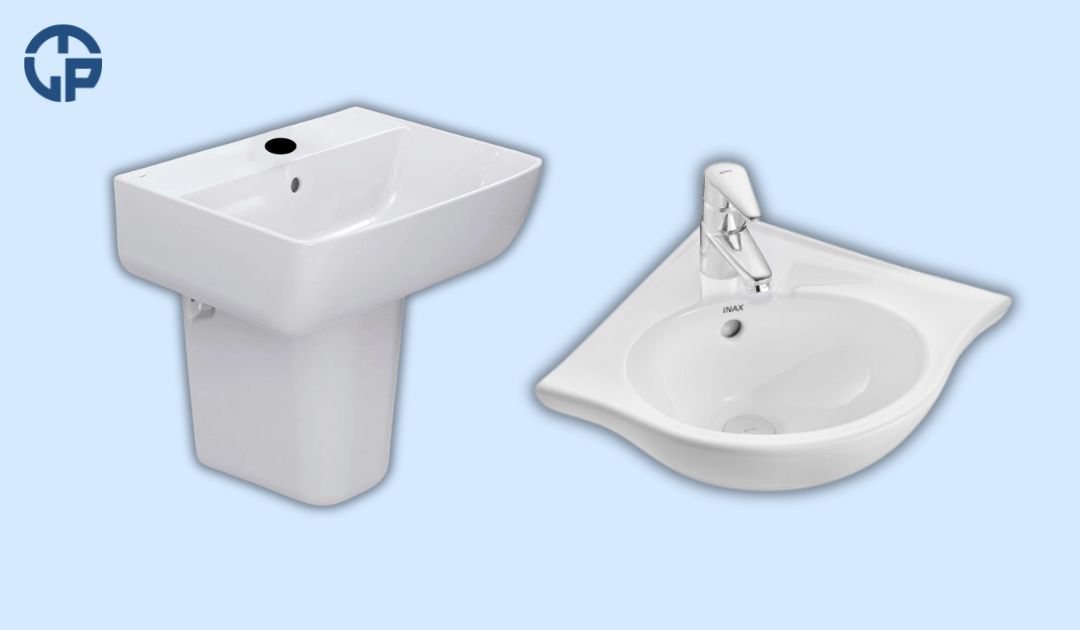 Chậu rửa mặt inax.