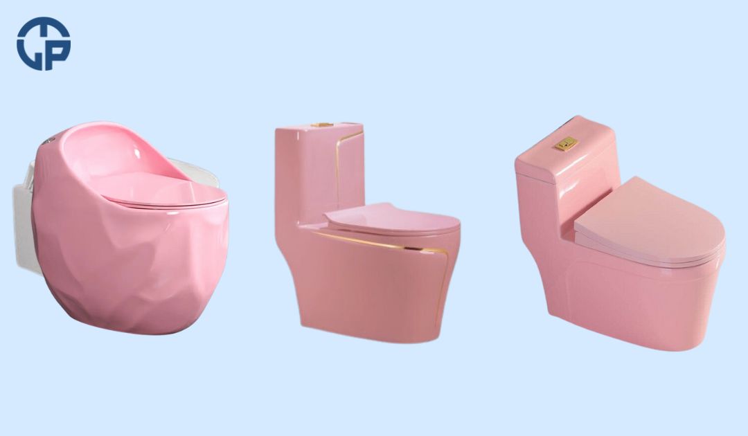 Bồn cầu màu Hồng (1)