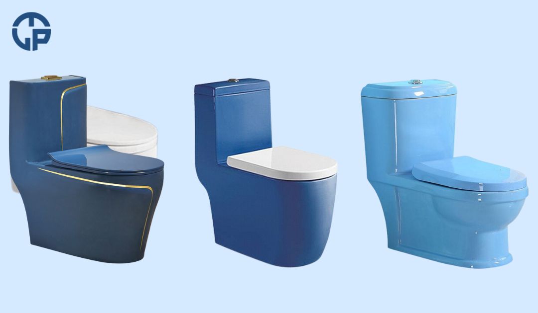 Bồn cầu màu Xanh