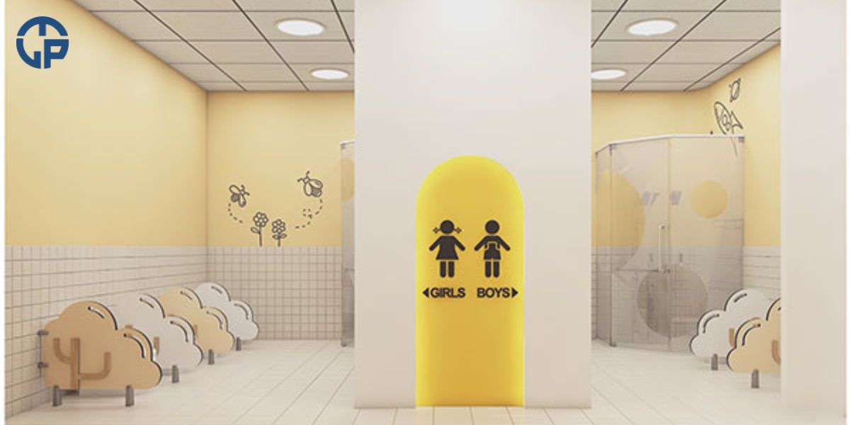 Hướng dẫn trang trí nhà vệ sinh mầm non đẹp mắt, an toàn và dễ sử dụng (2) Hướng dẫn trang trí nhà vệ sinh mầm non đẹp mắt, an toàn và dễ sử dụng (2)