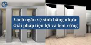 Vách ngăn vệ sinh bằng nhựa_ Giải pháp tiện lợi và bền vững